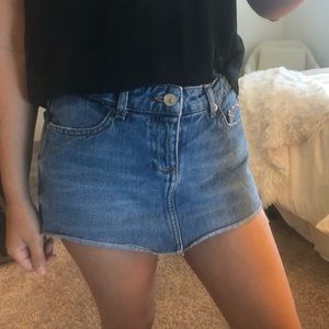 Zara jeans skort